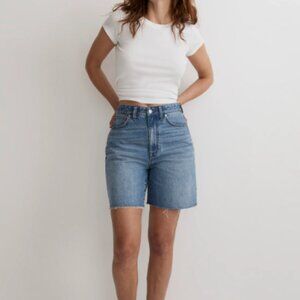 Madewell Curvy Baggy Jean Shorts